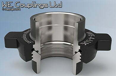 Drawing of our hammer lug union