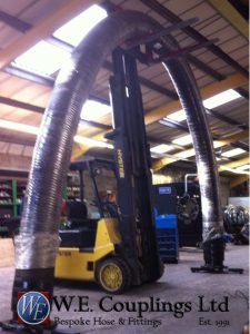 14 inch hose bore 10 mtr long to 15 bar crimped bands